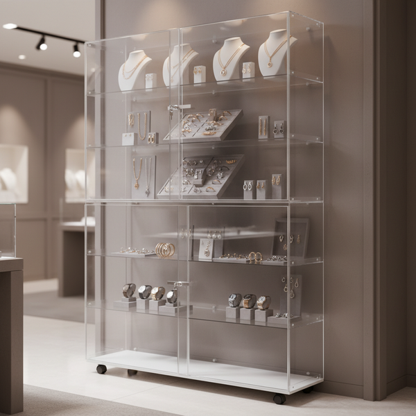 Clear Vision Acrylic Floor Display (36 x 63in) FD3663